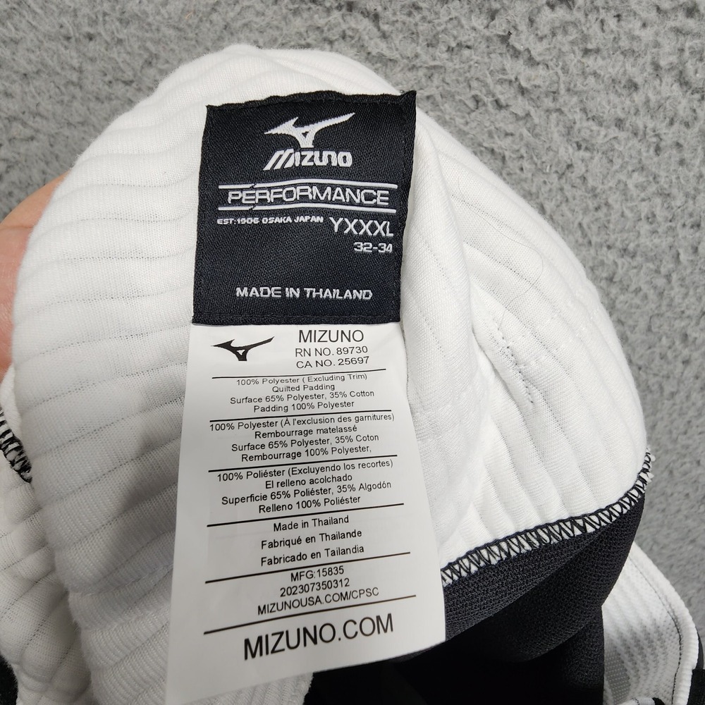 Mizuno Performance Plus Padding Baseball Short Pants Youth XXXL Black NEW w/ Tag - Picture 7 of 16